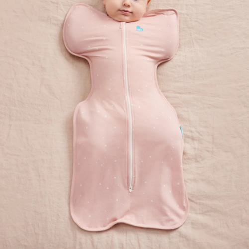 Swaddle Up™ 1.0 TOG Cotton Powder Pink Twinkle