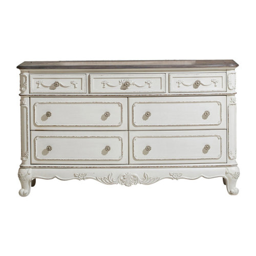 Alcott Hill® Mckittrick 7 Drawer 56" W Double Dresser & Reviews | Wayfair