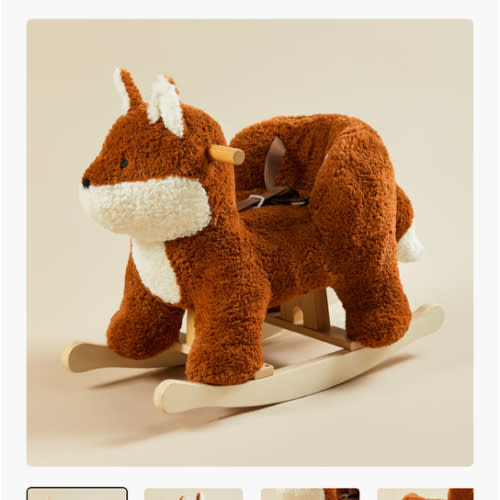 Fox Plush Rocker