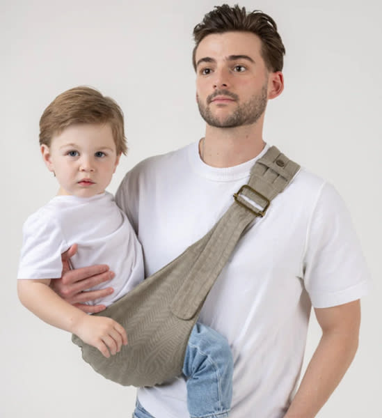 The Monarch Toddler Sling - Charles Herringbone – Mabē