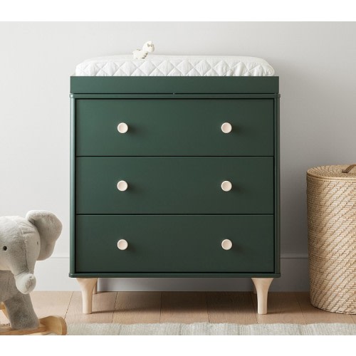 Babyletto Lolly 3-Drawer Dresser & Topper Set (34w x 20d")