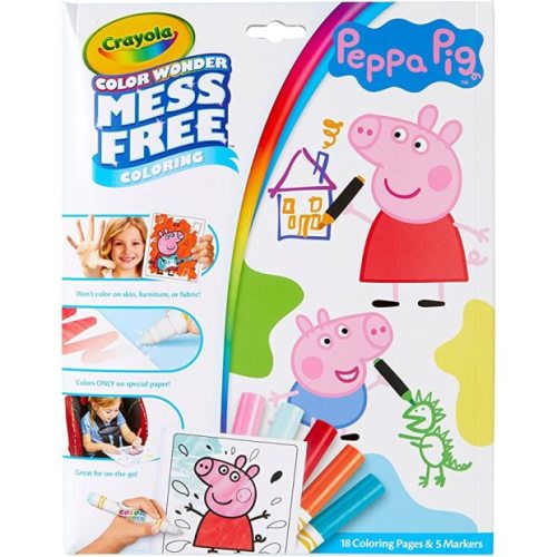 Crayola Peppa Pig Color Wonder Mess Free Coloring Activity Set