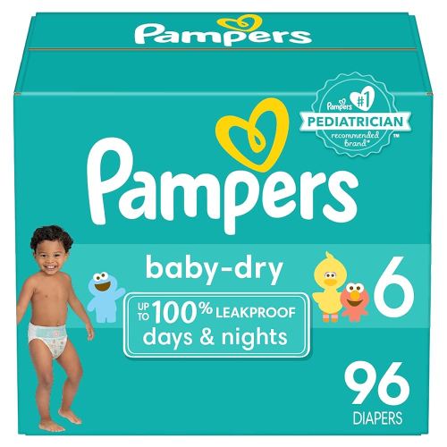 Pampers Baby Dry Diaper Size 6 96 ct Old
