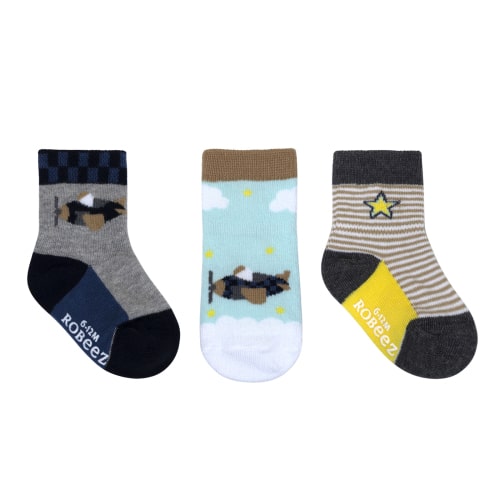 I'm Heli-Cute 3-Pack Infant Crew Socks