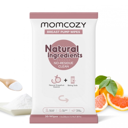 Momcozy Wipes for Breast Pump 90 Ct, Quick Clean
