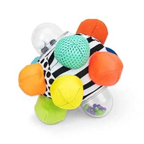 Sassy Developmental Bumpy Ball, Easy to Grasp Bumps Help Develop Motor Skills, Ages 6+ Months