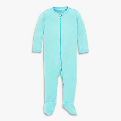 0-3M, Baby organic zip footie | Primary.com