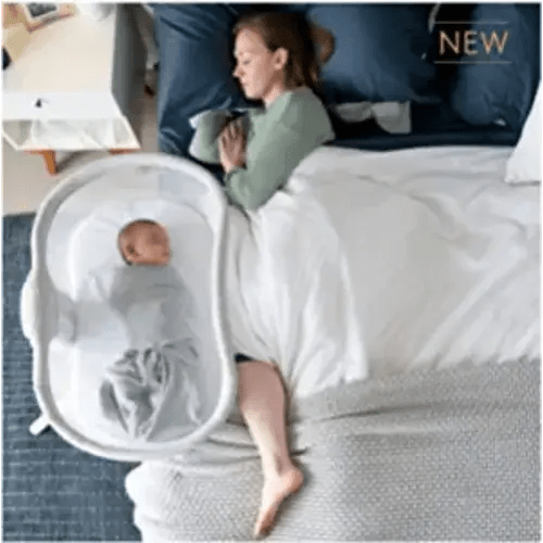 HALO BassiNest Swivel Sleeper 3.0, Baby Bassinet, Grey