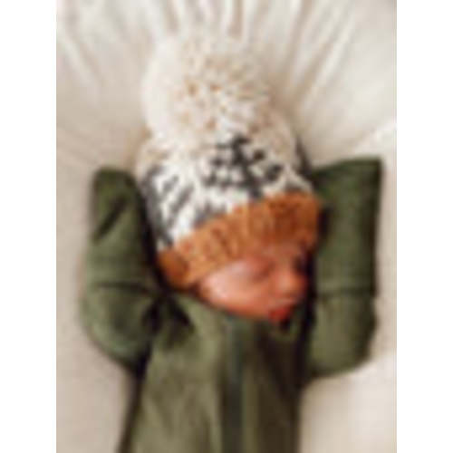 Forest Knit Pom Hat – SpearmintLOVE