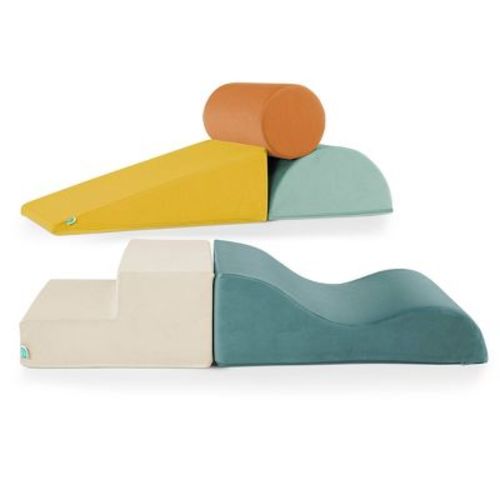 B. Toys Foam Building Shapes For Indoor Play Soft Play Equipment - 5pc
