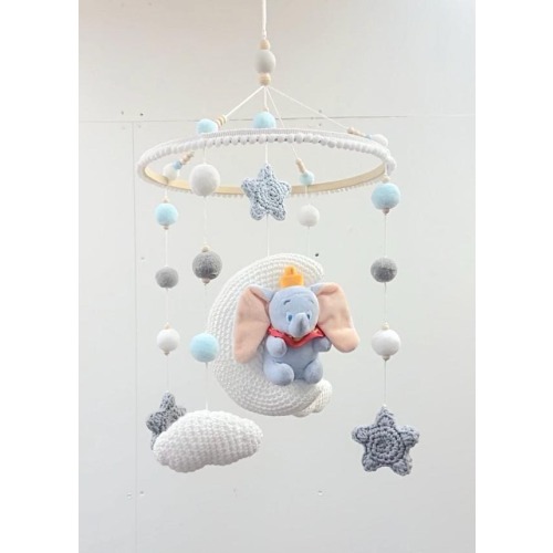 Disney Dumbo Themed Baby Nursery Cot Mobile