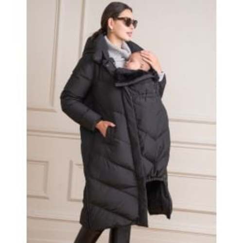 Adena | Long Maternity & Babywearing Puffer Coat