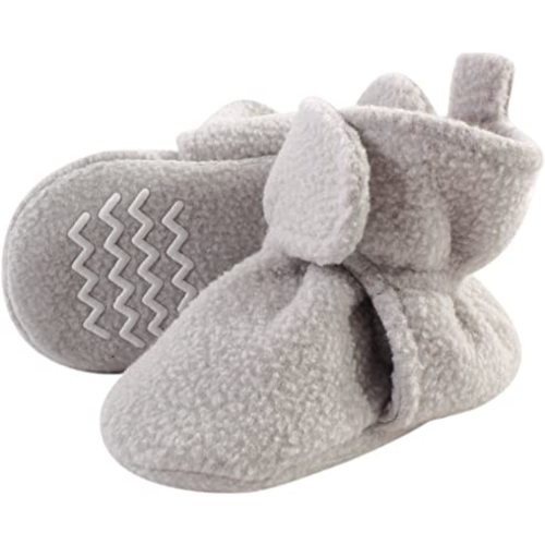 Hudson Baby Unisex-Child Cozy Fleece Booties Winter Accessory Set