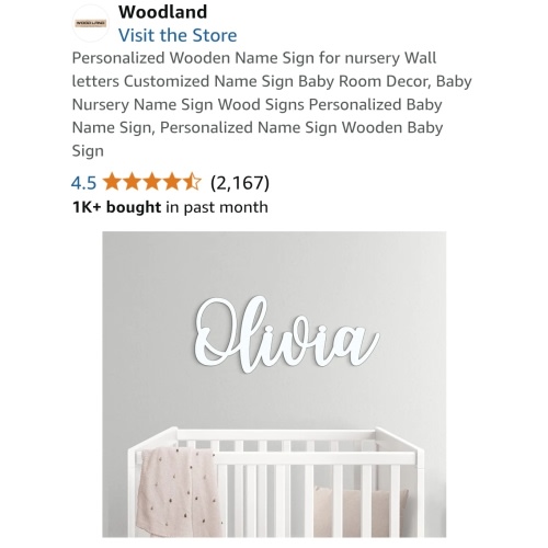 Personalized Wooden Name Sign for nursery Wall letters Customized Name Sign Baby Room Decor, Baby Nursery Name Sign Wood Signs Personalized Baby Name Sign, Personalized Name Sign Wooden Baby Sign