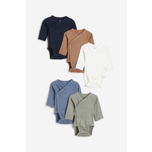 5-pack Wrapover Bodysuits
