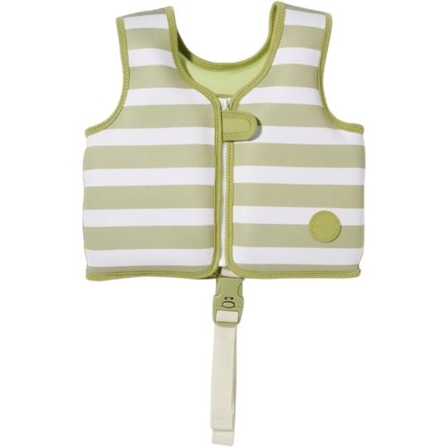 SUNNYLiFE Swim Vest - Constructed with Neoprene Plus a Secure Front Zip and Adjustable Safety Strap to Develop Water Confidence. | Toddler Swim Vest