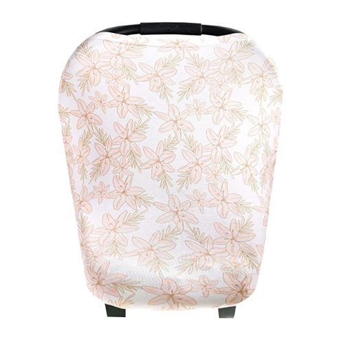 Copper Pearl Multi-Use Cover: Car Seat Covers, Nursing Cover, and Stroller Cover for Sun - Stretchy Fabric, All-Season Use, Stylish Designs, Easy Access for Moms - Kiana
