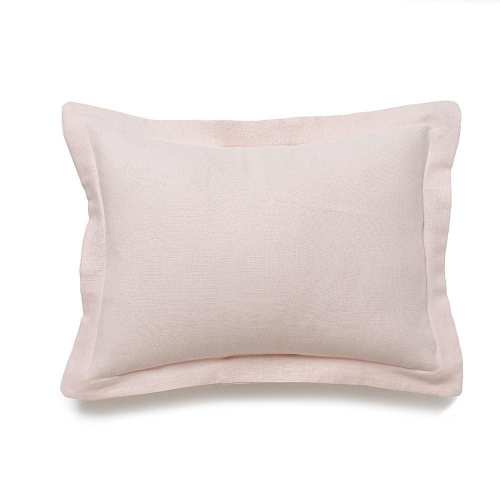 Petal Pink Linen Baby Pillow Sham (INCLUDES insert)