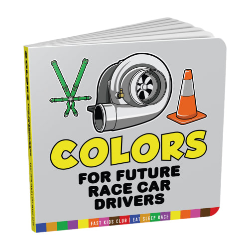 Colors Book For Future Race Car Drivers