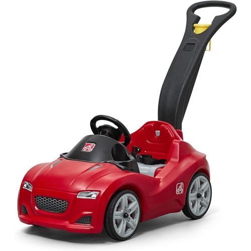 Step2 | Whisper Ride Cruiser Kids Push Car, Ride On Car Red