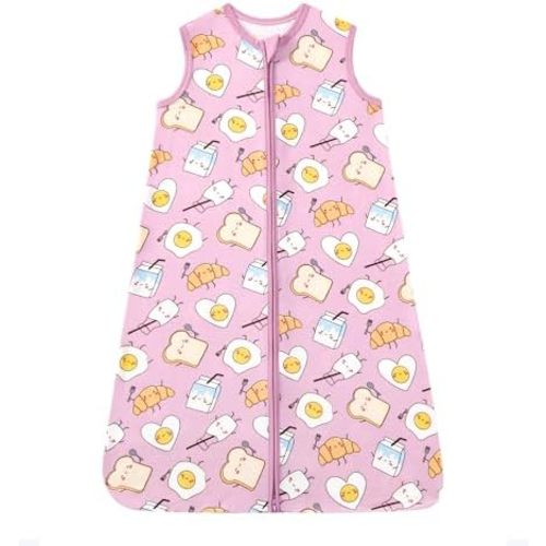 Baby Sleep Sack Newborn Wearable Blanket Soft Sleep Bag with 2-Way Zipper for Boys Girls, Viscose Made from Bamboo