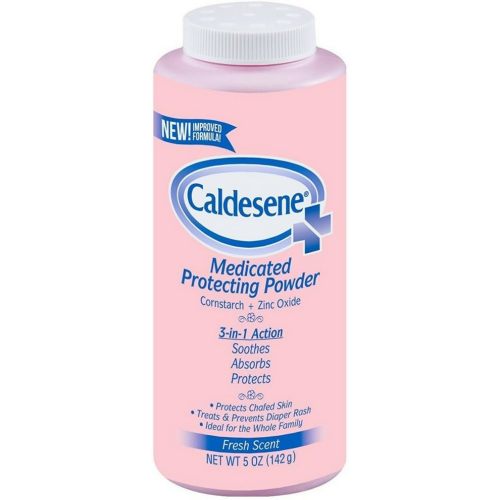 Caldesene Medicated Protecting Powder with Zinc Oxide & Cornstarch, 5 oz (Pack of 6)