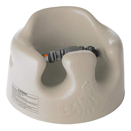 Bumbo Infant Floor Seat Baby Lounger Sit Up Support Chair, Taupe