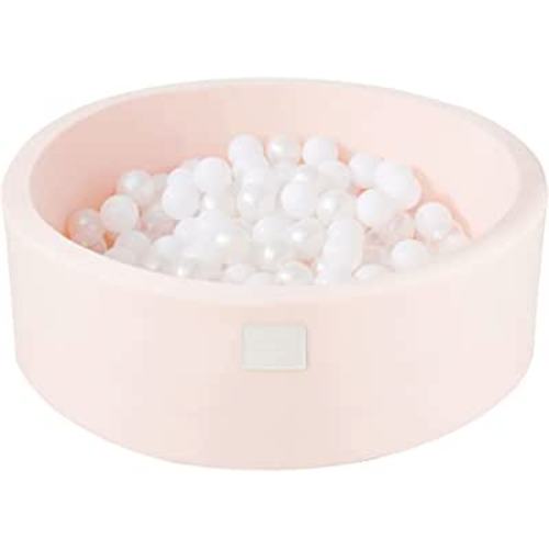 Amazon.com: Fortella Foam Ball Pit with 200 Balls Included at 2.75 in, Handmade High-Density Ball Pit for Toddlers Kids Babies Children, Pit Size 35.4 x 11.8 x 2 in (Pink) : Toys & Games