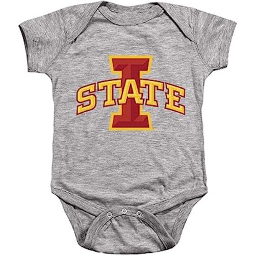 Iowa State University Official Distressed Primary Unisex Infant Snap Suit for Baby