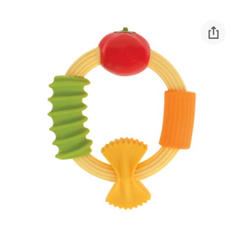 Pasta Silicone Teething Ring