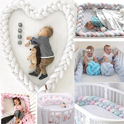 Braided Crib Bumper – Baby Braidz