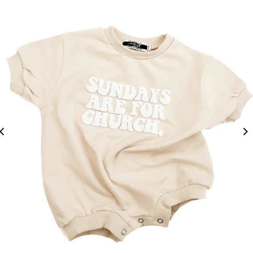 Sundays Are For Church Bubble Jumpsuit
