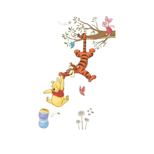 RoomMates Disney Winnie The Pooh Swinging For Honey Giant Peel and Stick Wall Decals , RMK2463GM