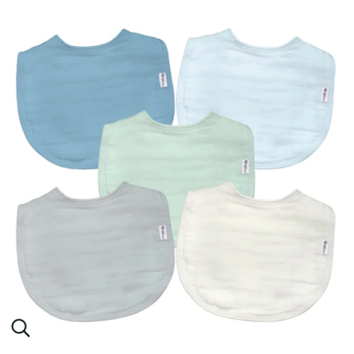 green sprouts® Muslin Bibs made from Organic Cotton (5 pack)