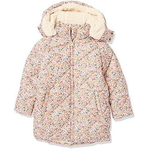 Amazon Essentials Girls and Toddlers' Long Quilted Cocoon Puffer Coat