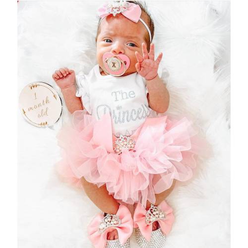 Newborn Girl Coming Home Outfit, The Princess has arrived, Babygirl Clothes, Newborn Baby Clothes, Baby Girl Clothes
