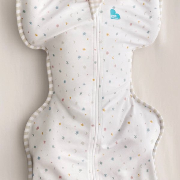 Swaddle Up™ 0.2 TOG Organic Cotton White Starlight