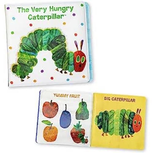 Amazon.com: Kids Preferred World of Eric Carle The Very Hungry Caterpillar 6 Inch Vinyl Bath Book Bath Tub Toy Perfect for Water Play and Learning for Ages 0+ : Toys & Games