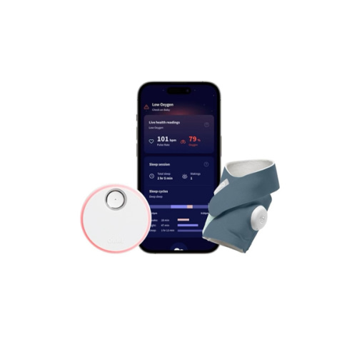 Owlet Dream Sock® - FDA-Cleared Smart Baby Monitor - Track Live Pulse (Heart) Rate, Oxygen in Infants - Receive Notifications
