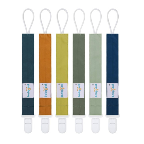 Babygoal Neutral Pacifier Clips, 6 Pack Binky Paci Holder Leashes for Baby Boys and Girls Fits for Most Pacifier, Binkie Styles & Baby Teethers & Toys and Gift