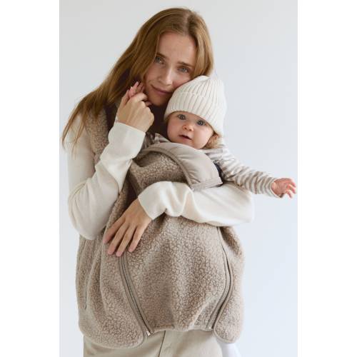 MAMA BEFORE & AFTER BABYWEARING TEDDY FLEECE VEST