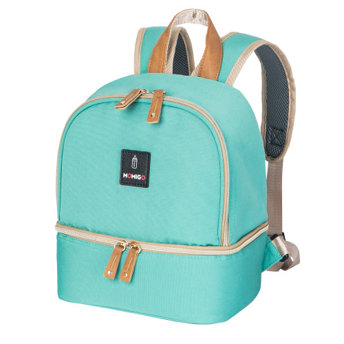 Breast Pump Bag Backpack - Cooler and Moistureproof Bag Double Layer for Mother Baby Bottle Breast Milk Pump Outdoor Working Backpack