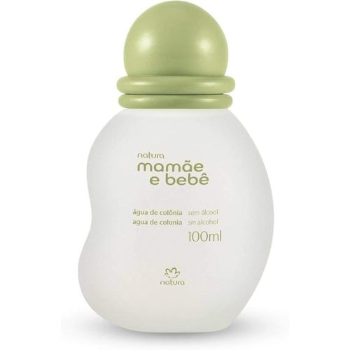 natura - Mamãe e Bebê Baby Cologne, Citrus Scent - Alcohol Free - 100% Vegan - 88% Natural Origin - Eau De Toilette - Safe for All Skin Types - Cruelty Free - Baby Essentials - 3.38 fl oz (100ml)
