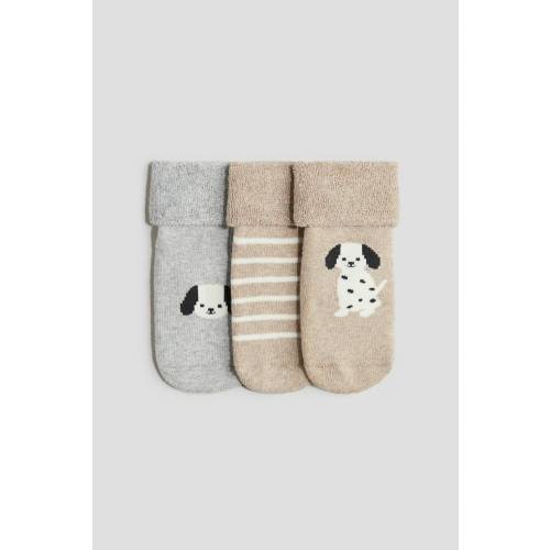 3-PACK TERRY SOCKS