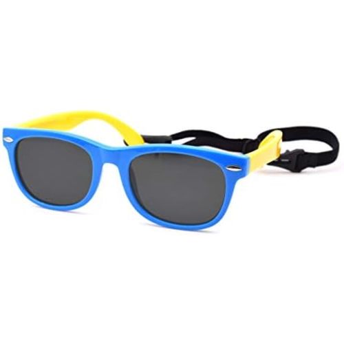 Baby Sunglasses Flexible Polarized for Toddler, Infant and Newborn with Strap Age 1-6