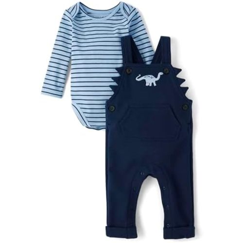 The Children's Place Baby Boys' Overall Set