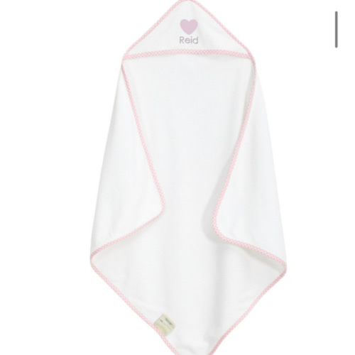 Gingham Baby Hooded Towels | Pottery Barn Kids.