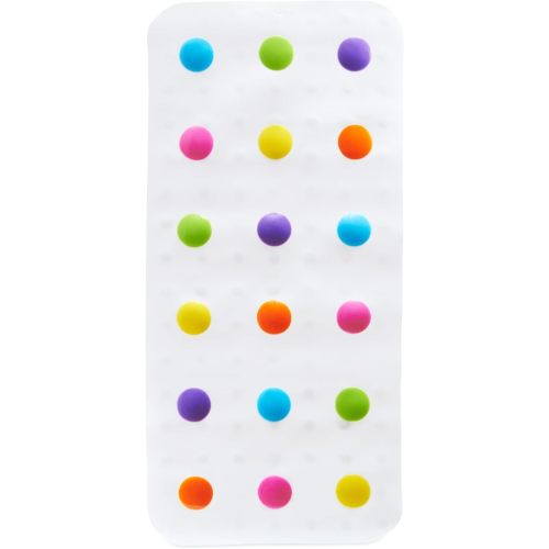 Munchkin® Dots™ Bath Mat for Kids, Multicolored, 30.5x14.25 Inch