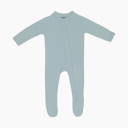 Kyte Baby Zipper Footie - Glacier, 6-12 Months