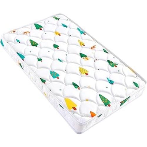 Baby Bassinet Mattress 33 x 20 inches- Firm Support and Comfort Premium Foam,Noiseless and Odorless,Hypoallergenic Small Crib Mattress, Fits Moses Basket, Dual Sided with Soft Breathable Fabric